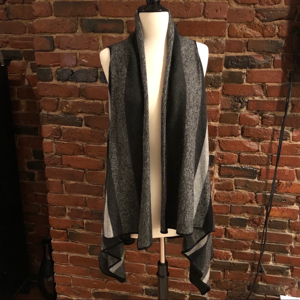 Cashmere Draped Vest
